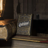 Ornate deck of cards with Contraband label.