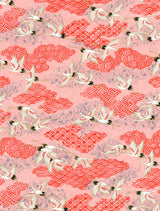 Chiyogami Sheet (Flying Cranes)