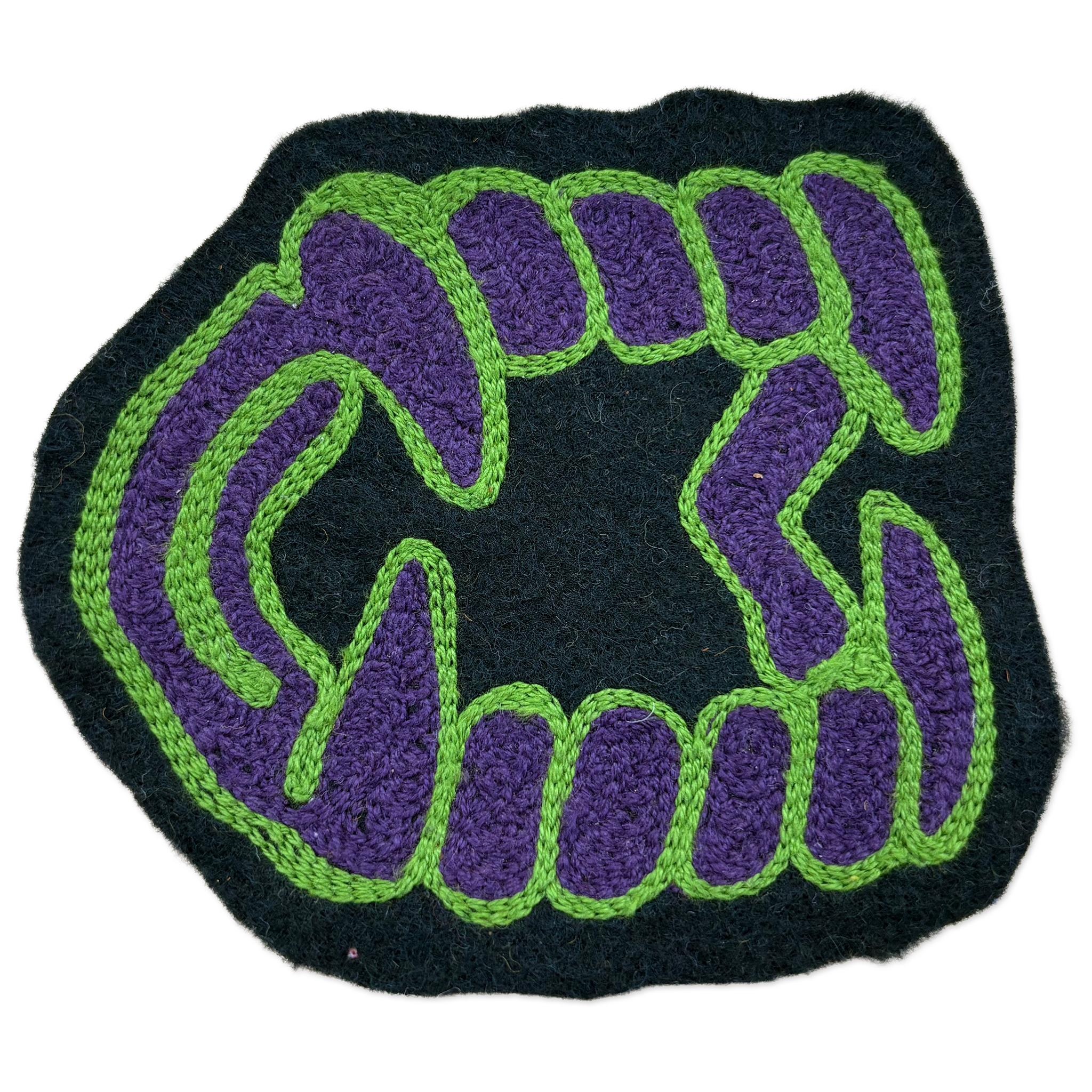 Fangs Chainstitch Patch