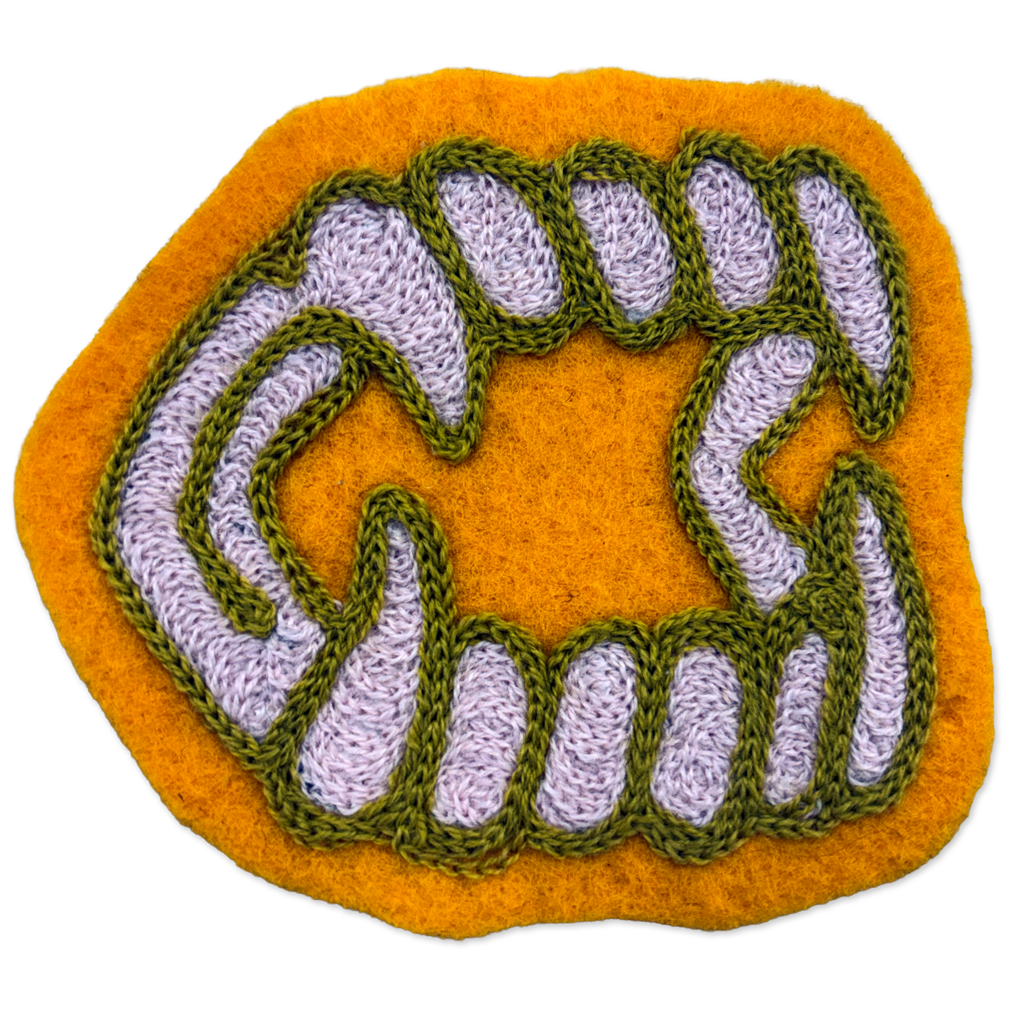 Fangs Chainstitch Patch