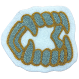 Fangs Chainstitch Patch