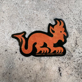 Screen printed vinyl die-cut sticker featuring a creeping devil and the legend "Prince Ink • Norfolk Virginia"