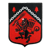 Krampus Rampant Heraldic Shield Embroidered Patch