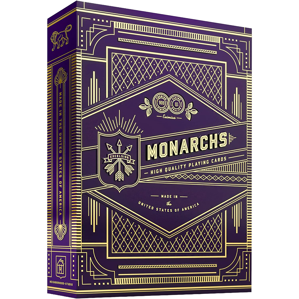 Monarch Playing Cards (Purple)