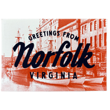 Greetings from Norfolk Screenprinted Postcard