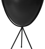 Retro Bullet Planter in Black with Medium Black Stand