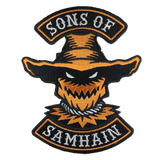 Sons of Samhain Scarecrow Halloween Biker Embroidered Patch