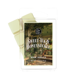 Pack of 'Sweet Tea & Honeysuckle' wax melts with packaging on a white background