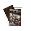 Wax Melt package with 'The Antiquarian' design featuring stacked books on a white background