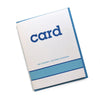 Generic greeting card in blue with blue envelope
