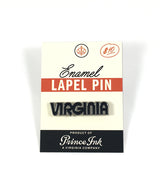 Virginia Enamel Pin - Silver
