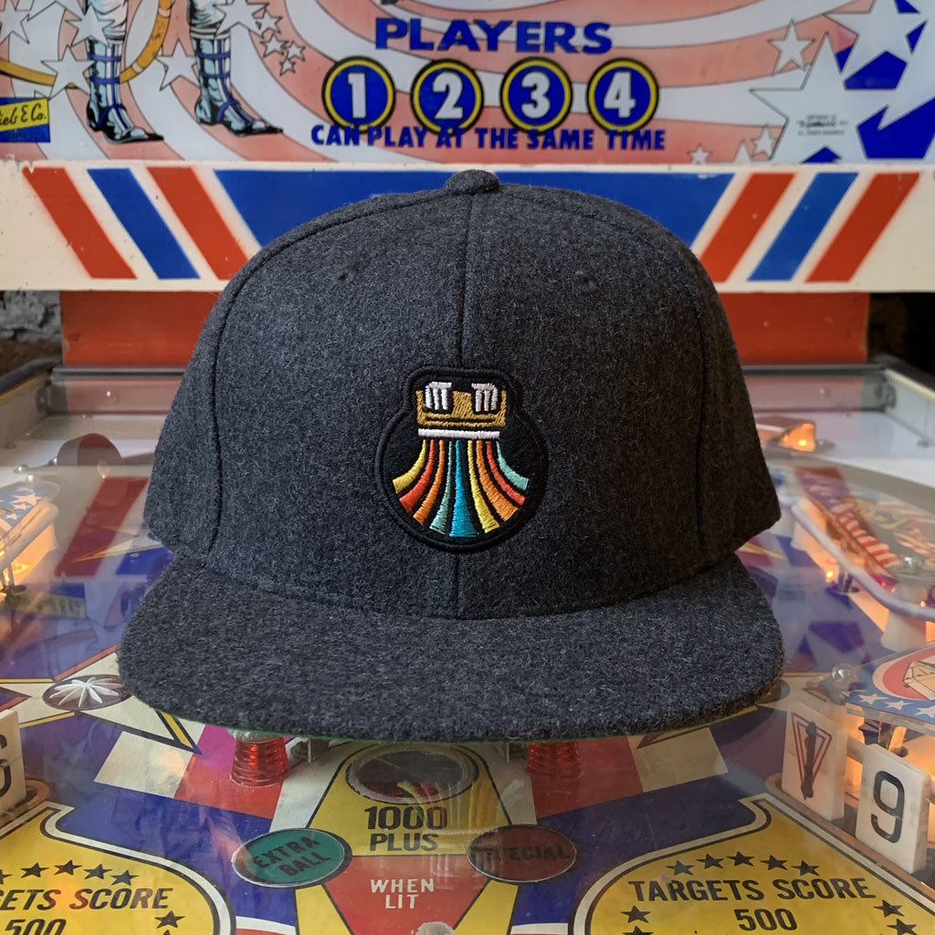 Print the Rainbow Wool Snapback - Hat