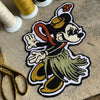 Vintage Hula Minnie - Chainstitch Patch