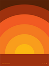 Thick Lines - Sundown - Poster