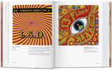 Double-page spread featuring two vinyl albums by Dr. Timothy Leary, and The 13th Floor Elevators