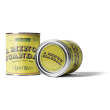 Two cans of 'A Minor Scandal' candle by The Lost Wax Co. on a white background