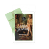 Wax melts packaging with 'A Minor Scandal' design on a white background