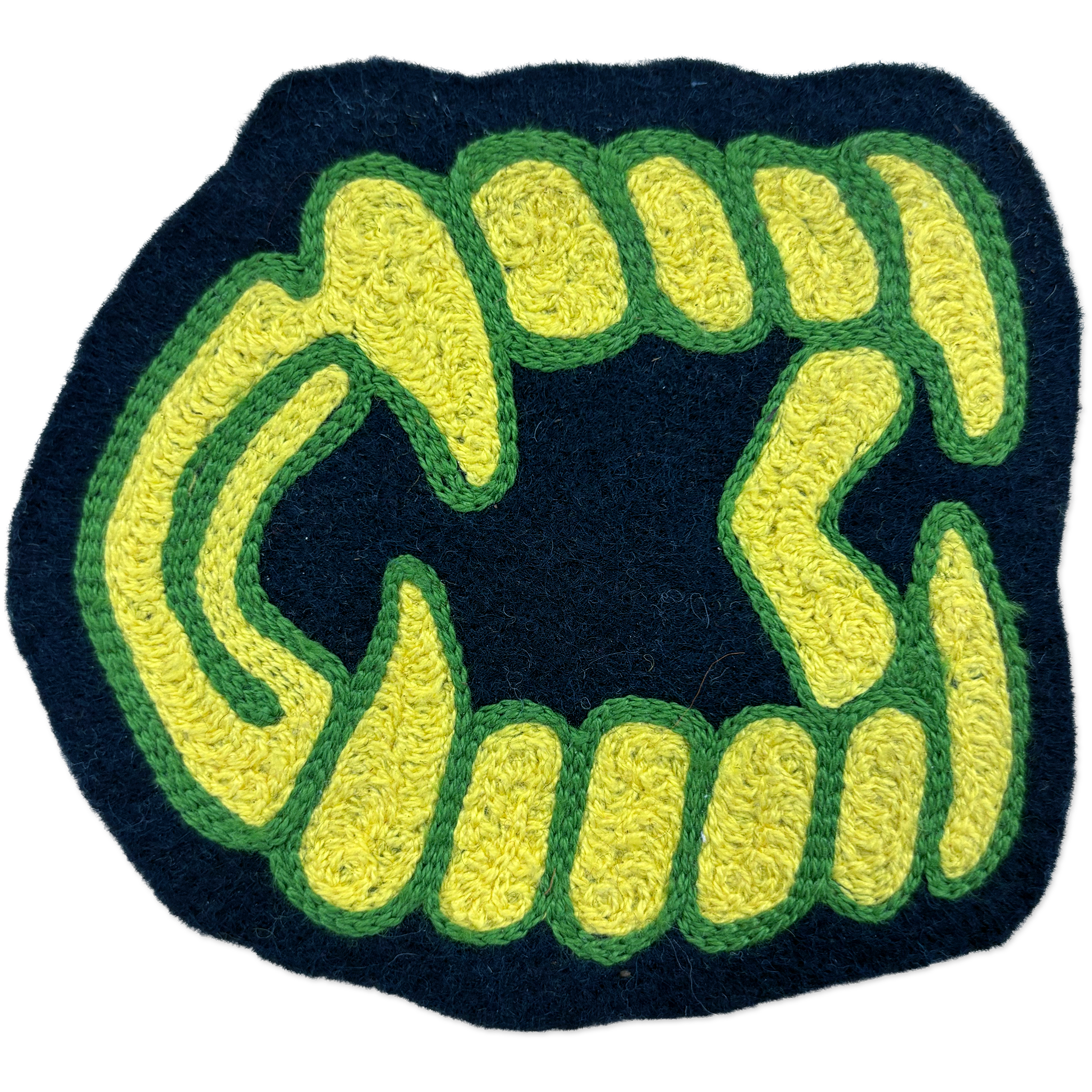 Fangs Chainstitch Patch