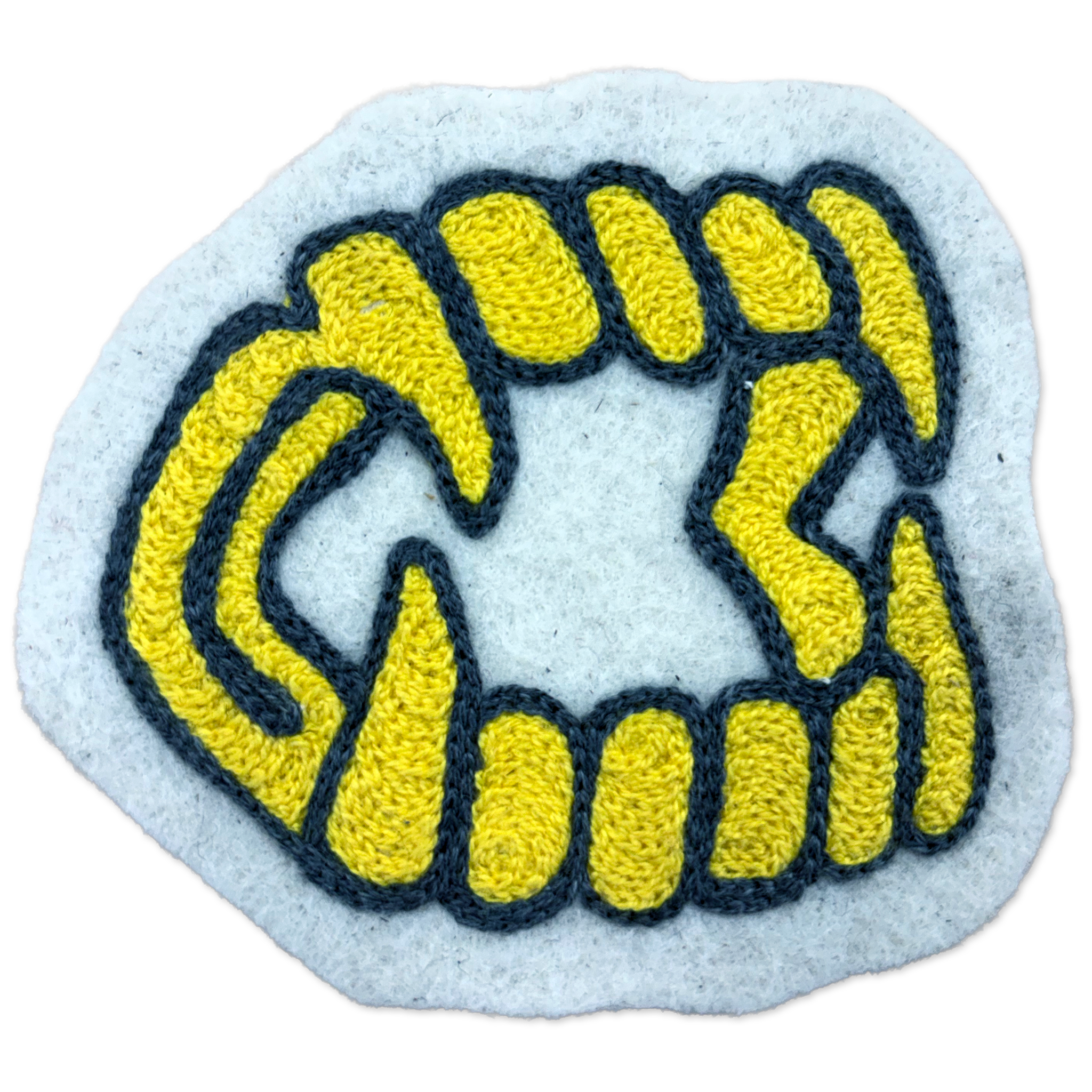 Fangs Chainstitch Patch