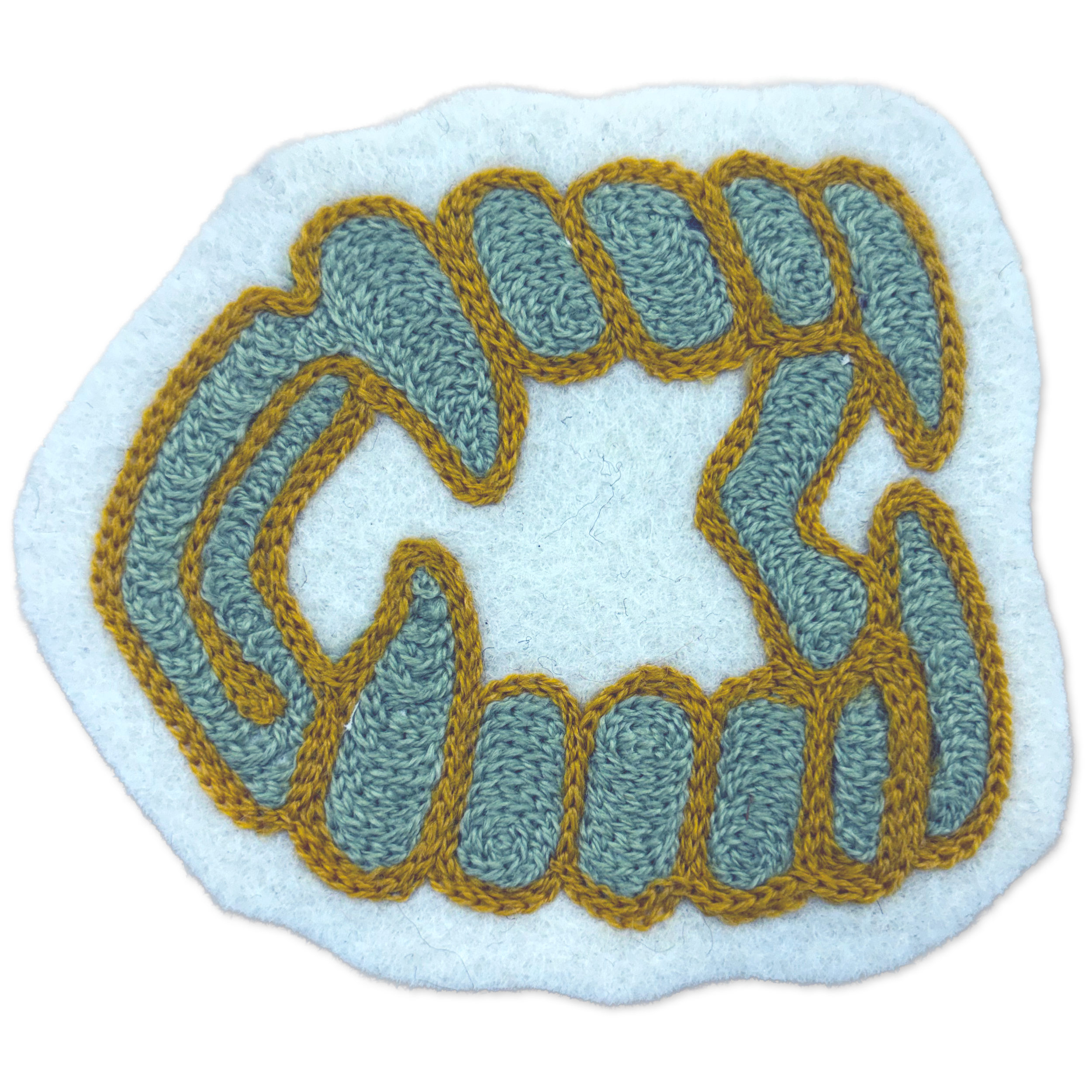 Fangs Chainstitch Patch