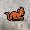 Screen printed vinyl die-cut sticker featuring a creeping devil and the legend "Prince Ink • Norfolk Virginia"