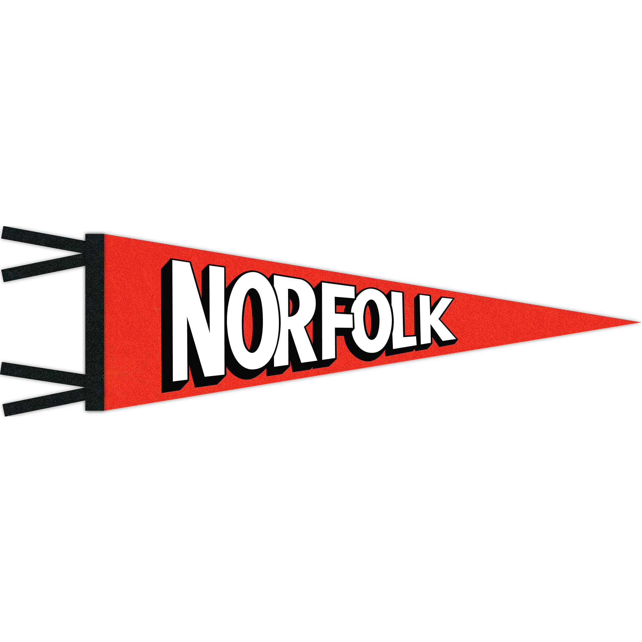 Norfolk Pennant (Dark Orange)