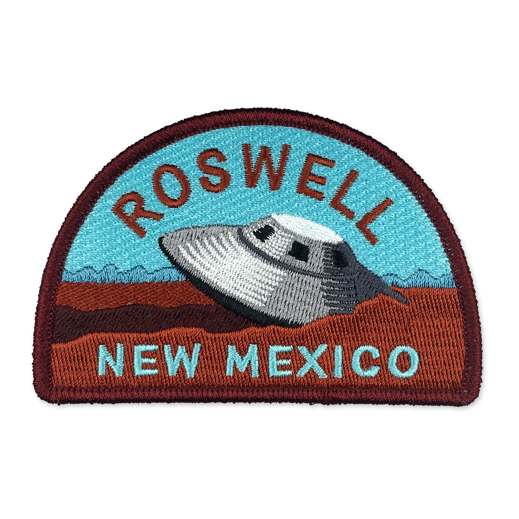 Roswell, NM Travel Embroidered Patch
