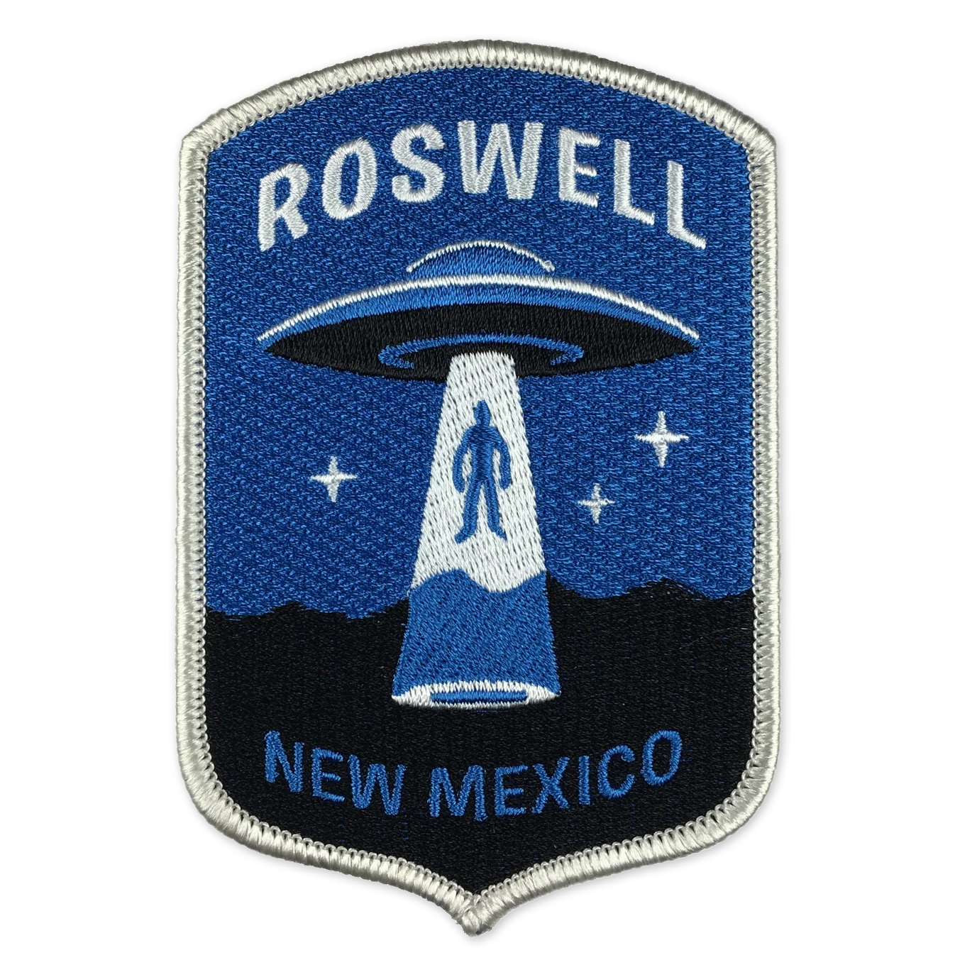 Roswell, NM Alien Abduction Embroidered Patch