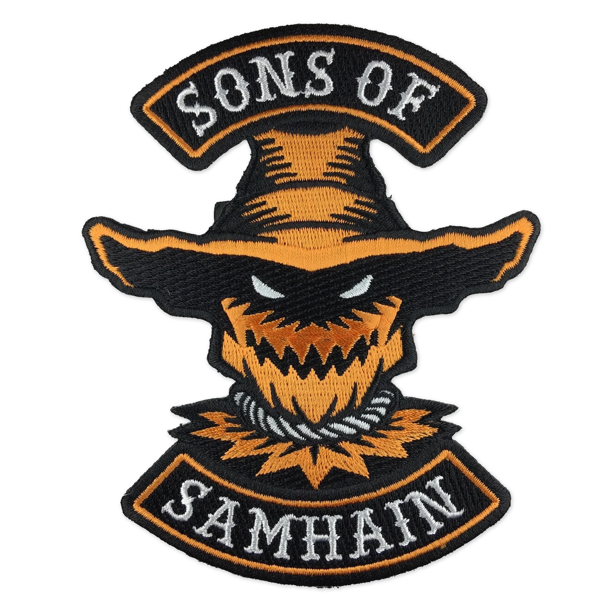 Sons of Samhain Scarecrow Halloween Biker Embroidered Patch