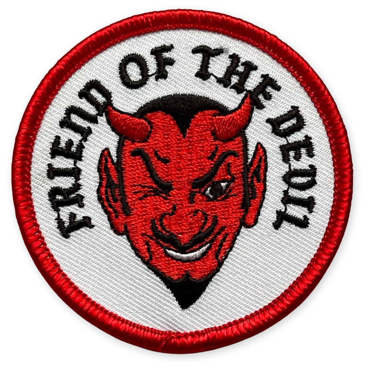 Friend of the Devil Embroidered Patch