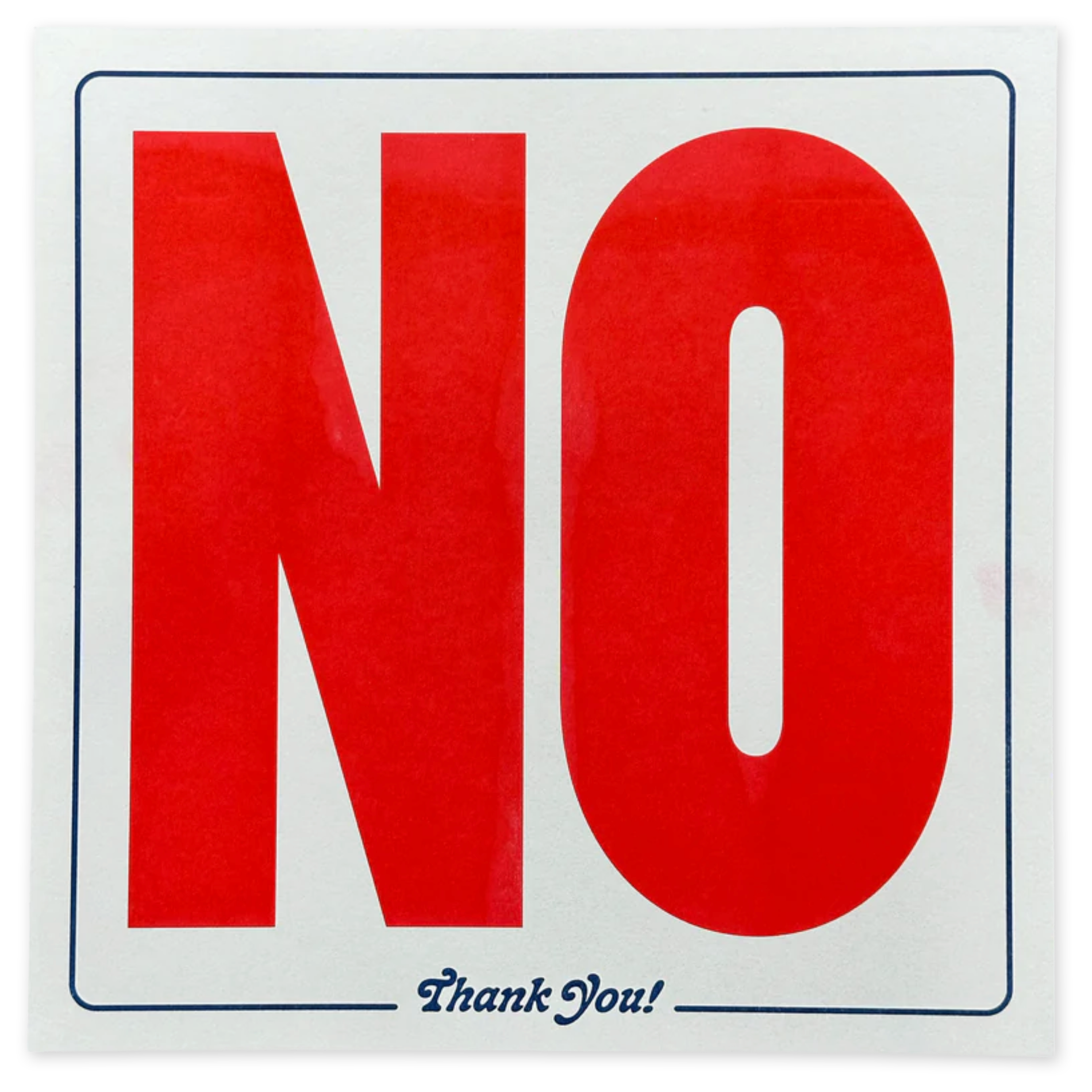 No Thank You! Riso Print