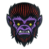 Wolf Man Embroidered Patch