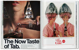 Double-page spread featuring two soda advertisements from the 1960s.