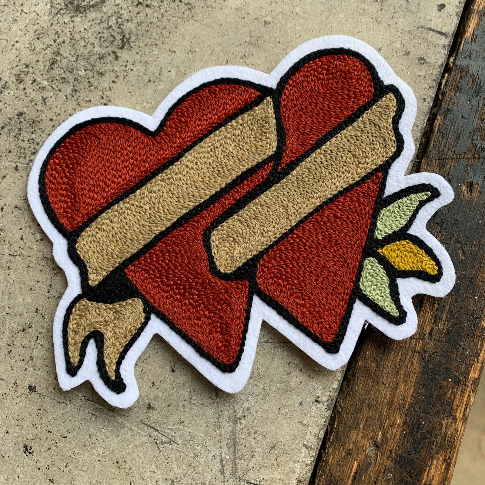 The Lovers - Chainstitch patch