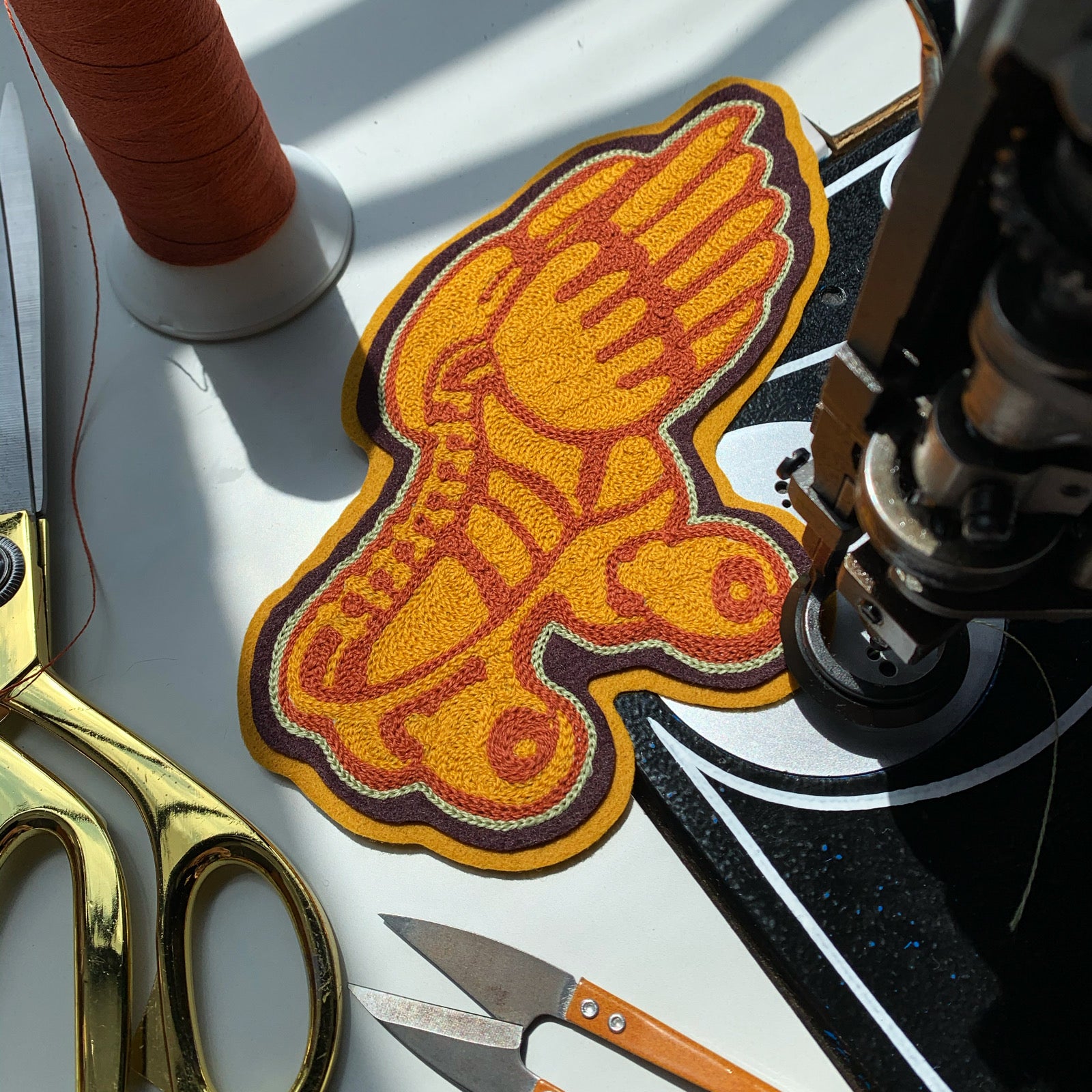 Roller Skate - Chainstitch patch