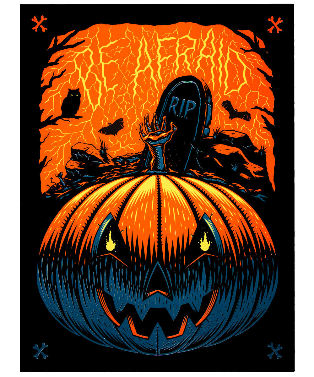Ian Jepson - Halloween Pumpkin - Print