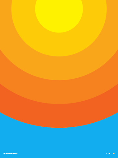 Thick Lines - Sunrays - Poster
