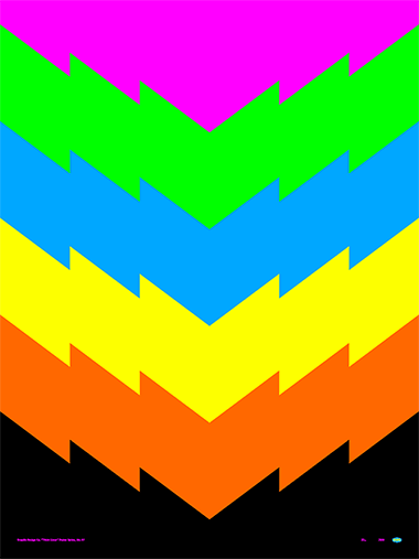 Thick Lines - Dayglow Poster